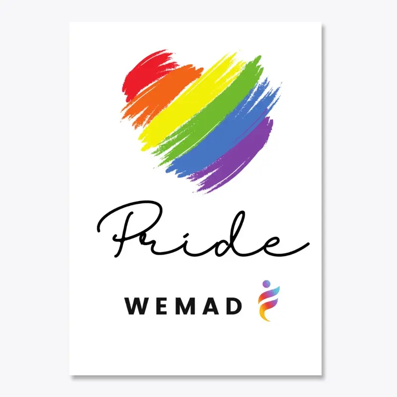 WEMAD Pride! June 2022 Design #1